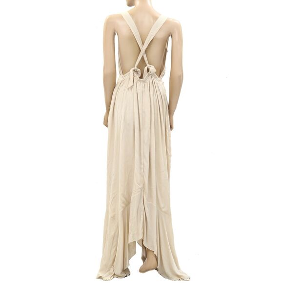 Free People Free-Est Showstopper Midi Dress Billowy Asymmetrical XS NWT 278351 - Picture 8 of 10